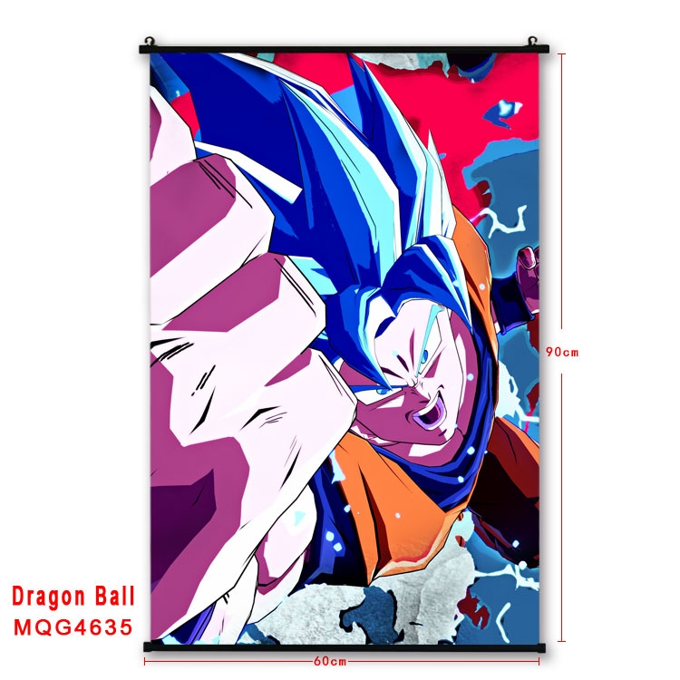 DRAGON BALL black Plastic rod Cloth painting Wall Scroll 60X90CM MQG-4635