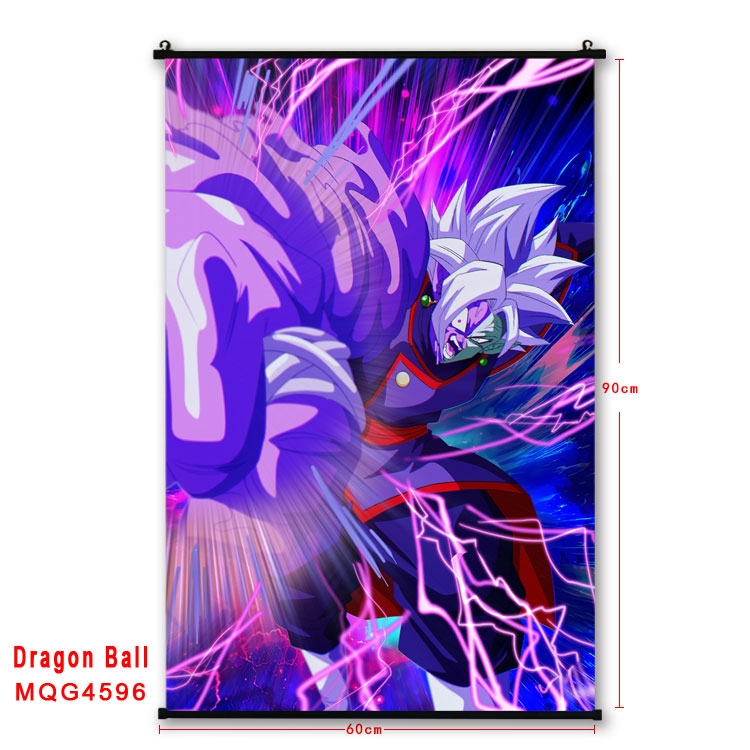 DRAGON BALL black Plastic rod Cloth painting Wall Scroll 60X90CM  MQG-4596