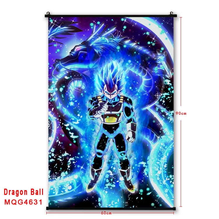 DRAGON BALL black Plastic rod Cloth painting Wall Scroll 60X90CM  MQG-4631