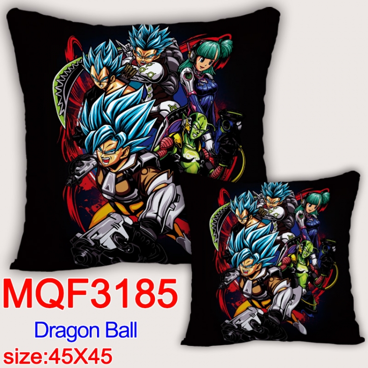 DRAGON BALL Anime square full-color pillow cushion 45X45CM NO FILLING MQF-3185