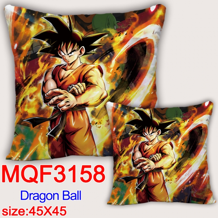 DRAGON BALL Anime square full-color pillow cushion 45X45CM NO FILLING MQF-3158