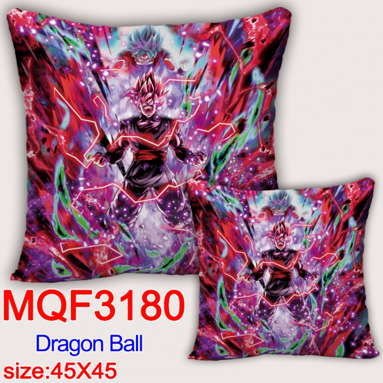 DRAGON BALL Anime square full-color pillow cushion 45X45CM NO FILLING MQF-3180