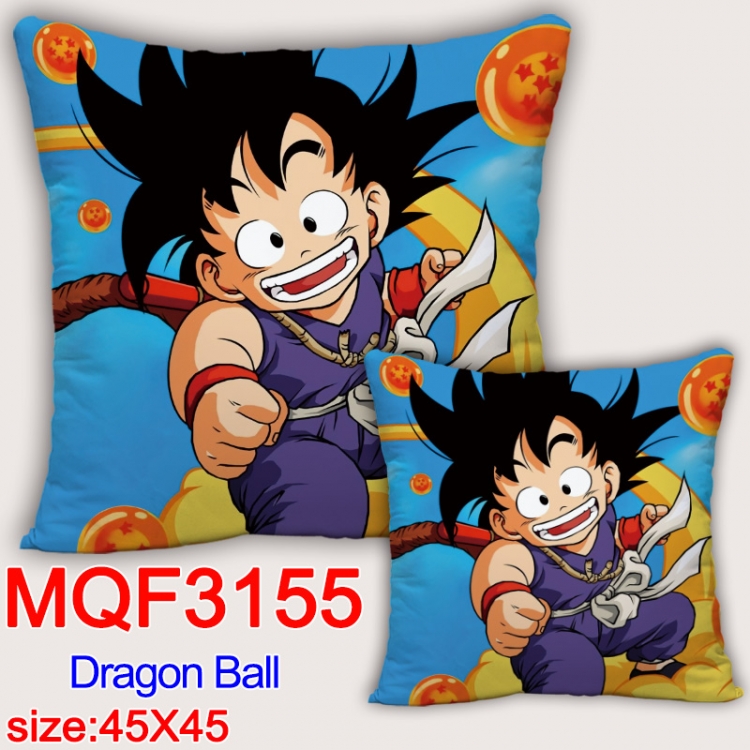 DRAGON BALL Anime square full-color pillow cushion 45X45CM NO FILLING MQF-3155