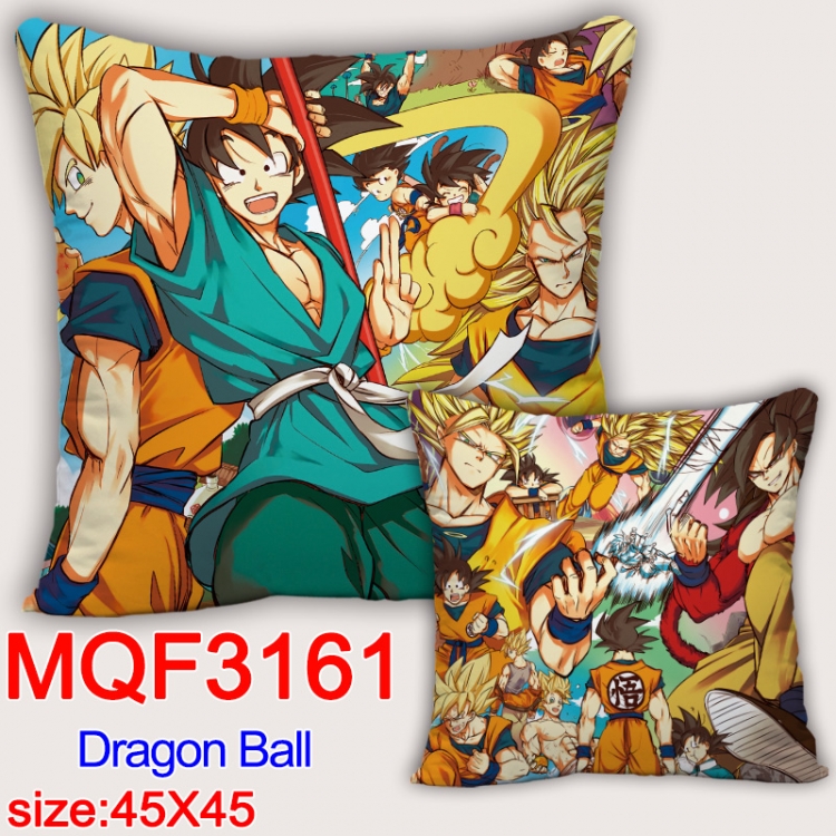 DRAGON BALL Anime square full-color pillow cushion 45X45CM NO FILLING MQF-3161