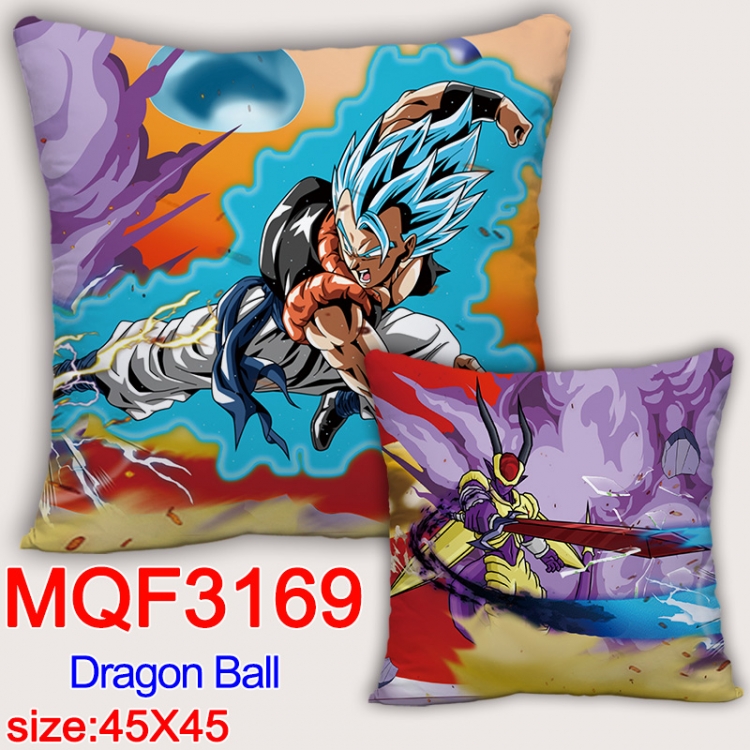 DRAGON BALL Anime square full-color pillow cushion 45X45CM NO FILLING MQF-3169