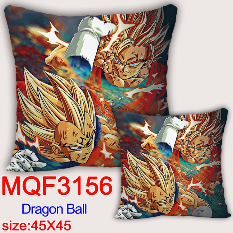DRAGON BALL Anime square full-color pillow cushion 45X45CM NO FILLING  MQF-3156