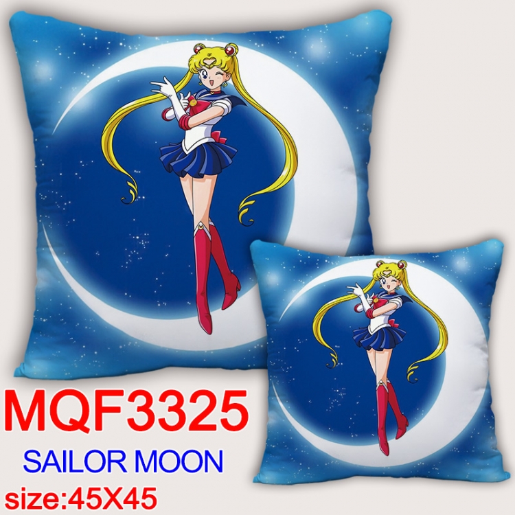 sailormoon Anime square full-color pillow cushion 45X45CM NO FILLING  MQF-3325