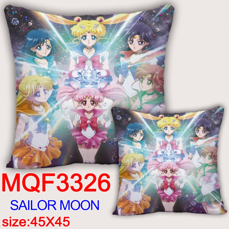 sailormoon Anime square full-color pillow cushion 45X45CM NO FILLING MQF-3326