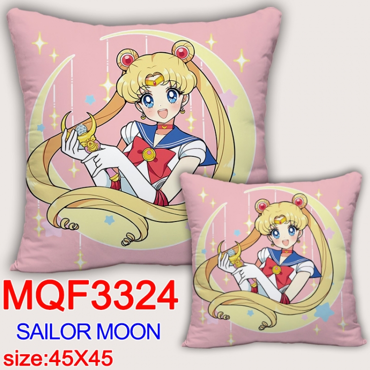 sailormoon Anime square full-color pillow cushion 45X45CM NO FILLING  MQF-3324