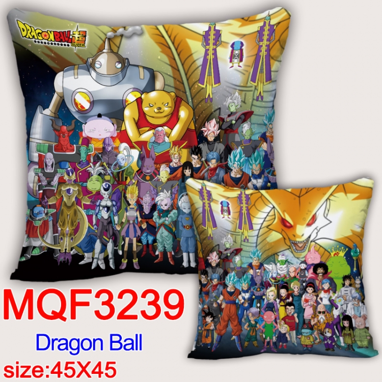 DRAGON BALL Anime square full-color pillow cushion 45X45CM NO FILLING  MQF-3239