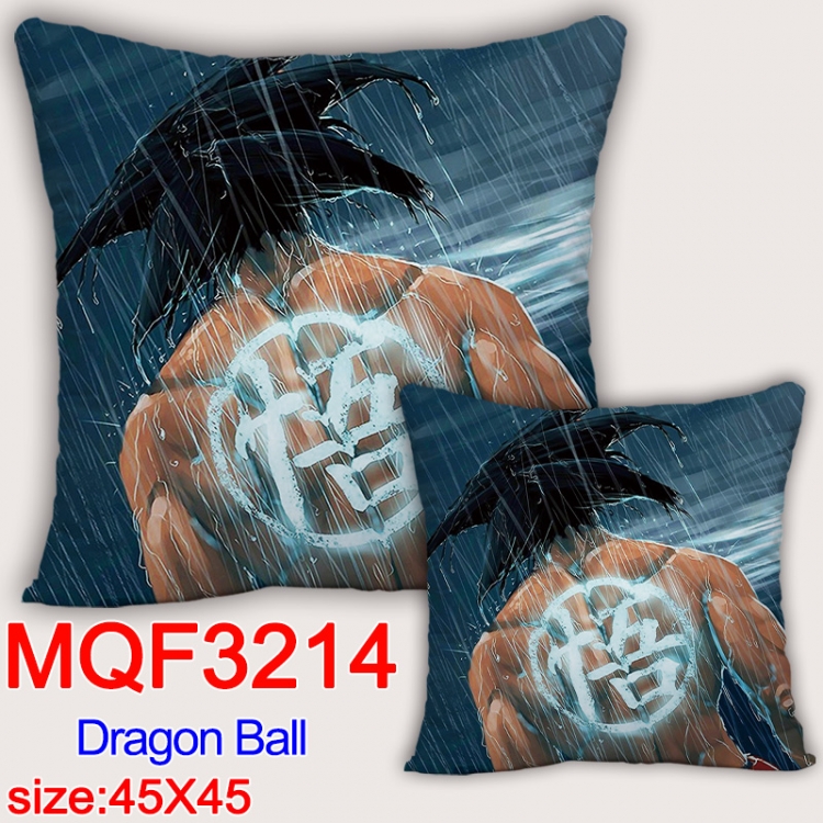 DRAGON BALL Anime square full-color pillow cushion 45X45CM NO FILLING MQF-3214