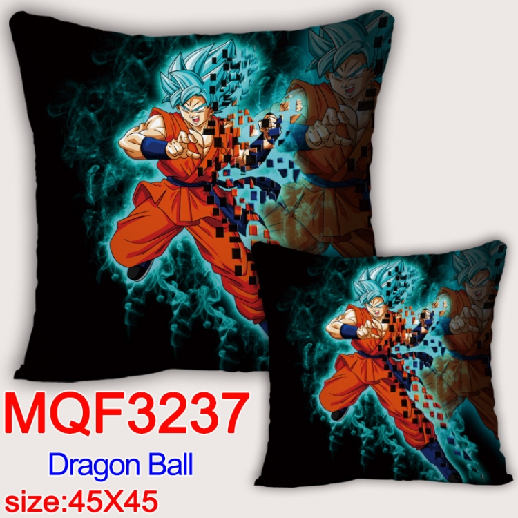 DRAGON BALL Anime square full-color pillow cushion 45X45CM NO FILLING  MQF-3237