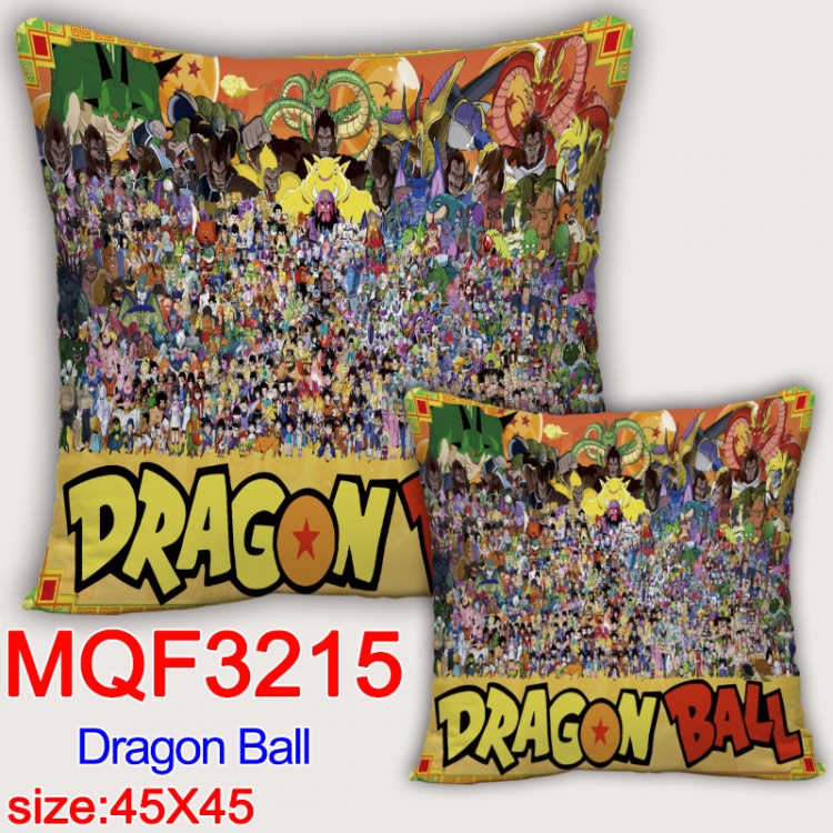DRAGON BALL Anime square full-color pillow cushion 45X45CM NO FILLING  MQF-3215