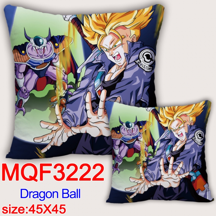 DRAGON BALL Anime square full-color pillow cushion 45X45CM NO FILLING MQF-3222