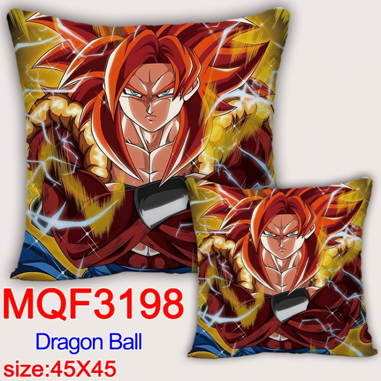 DRAGON BALL Anime square full-color pillow cushion 45X45CM NO FILLING MQF-3198