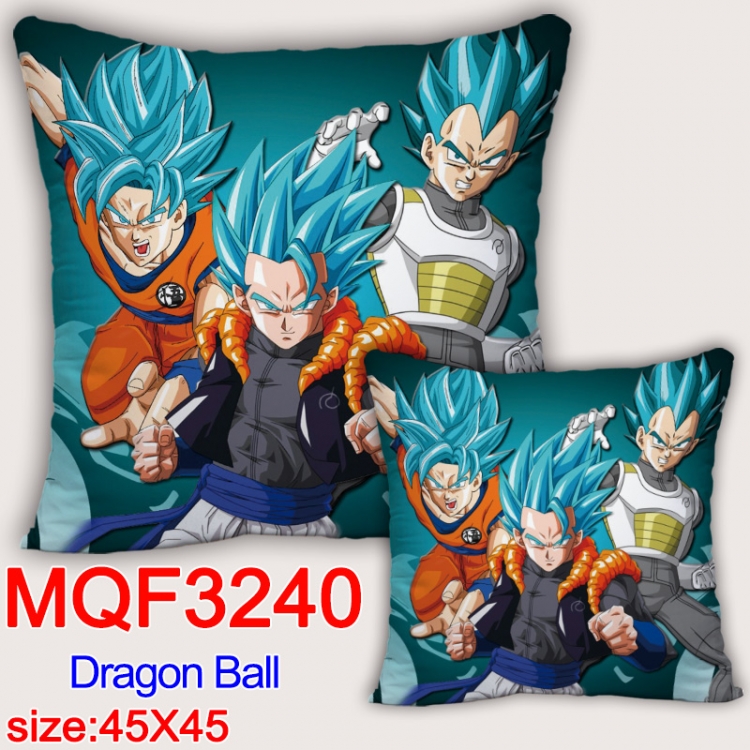 DRAGON BALL Anime square full-color pillow cushion 45X45CM NO FILLING MQF-3240