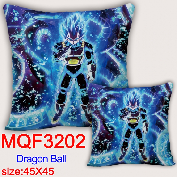 DRAGON BALL Anime square full-color pillow cushion 45X45CM NO FILLING MQF-3202