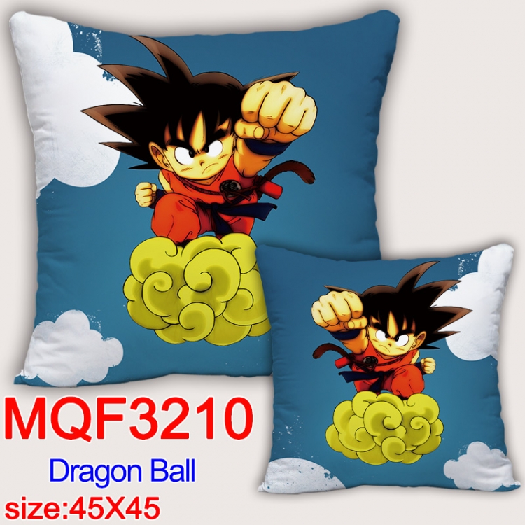 DRAGON BALL Anime square full-color pillow cushion 45X45CM NO FILLING MQF-3210