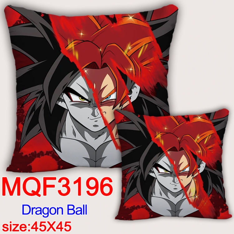 DRAGON BALL Anime square full-color pillow cushion 45X45CM NO FILLING MQF-3196