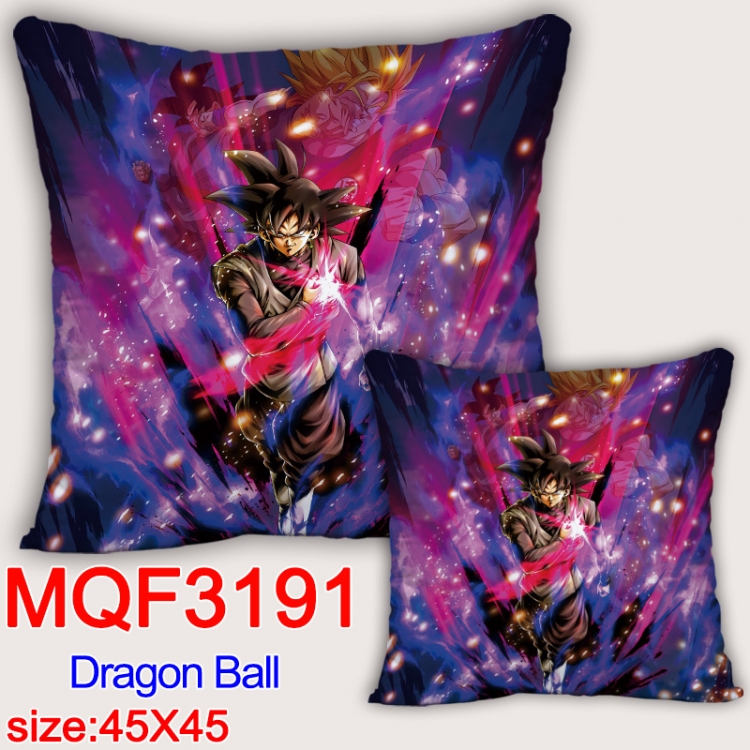 DRAGON BALL Anime square full-color pillow cushion 45X45CM NO FILLING MQF-3191