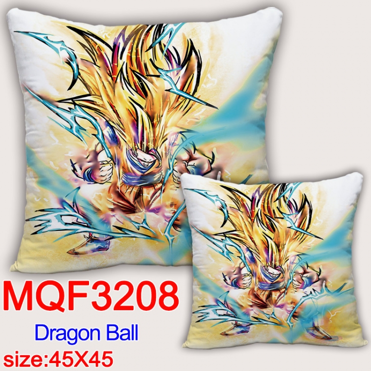 DRAGON BALL Anime square full-color pillow cushion 45X45CM NO FILLING MQF-3208