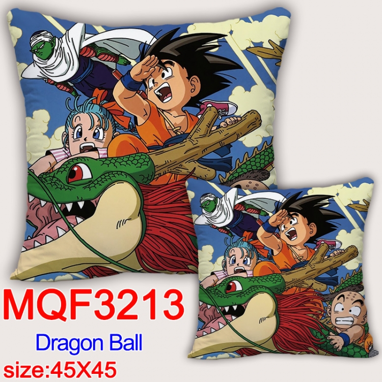 DRAGON BALL Anime square full-color pillow cushion 45X45CM NO FILLING MQF-3213