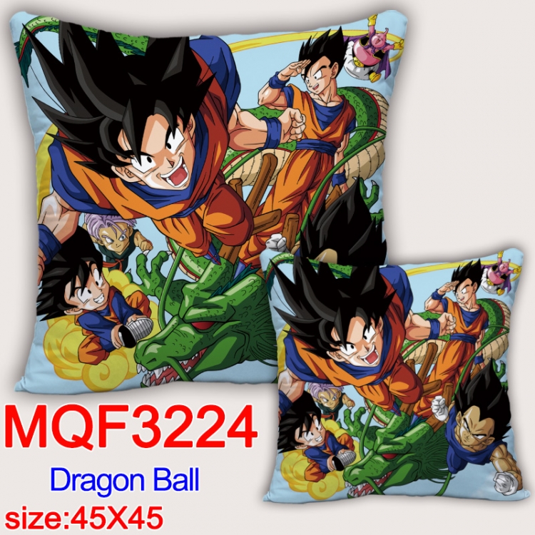 DRAGON BALL Anime square full-color pillow cushion 45X45CM NO FILLING MQF-3224