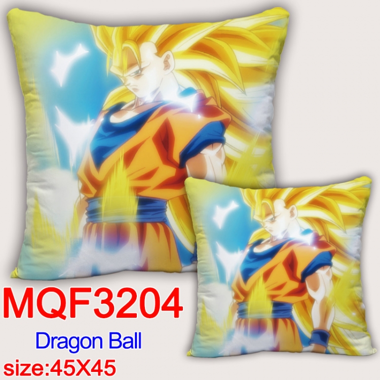 DRAGON BALL Anime square full-color pillow cushion 45X45CM NO FILLING MQF-3204