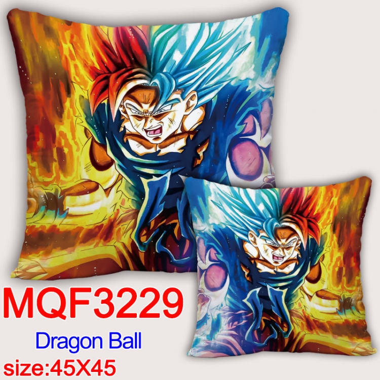 DRAGON BALL Anime square full-color pillow cushion 45X45CM NO FILLING MQF-3229