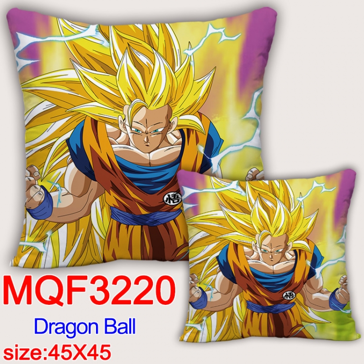 DRAGON BALL Anime square full-color pillow cushion 45X45CM NO FILLING MQF-3220