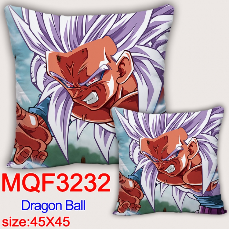 DRAGON BALL Anime square full-color pillow cushion 45X45CM NO FILLING MQF-3232