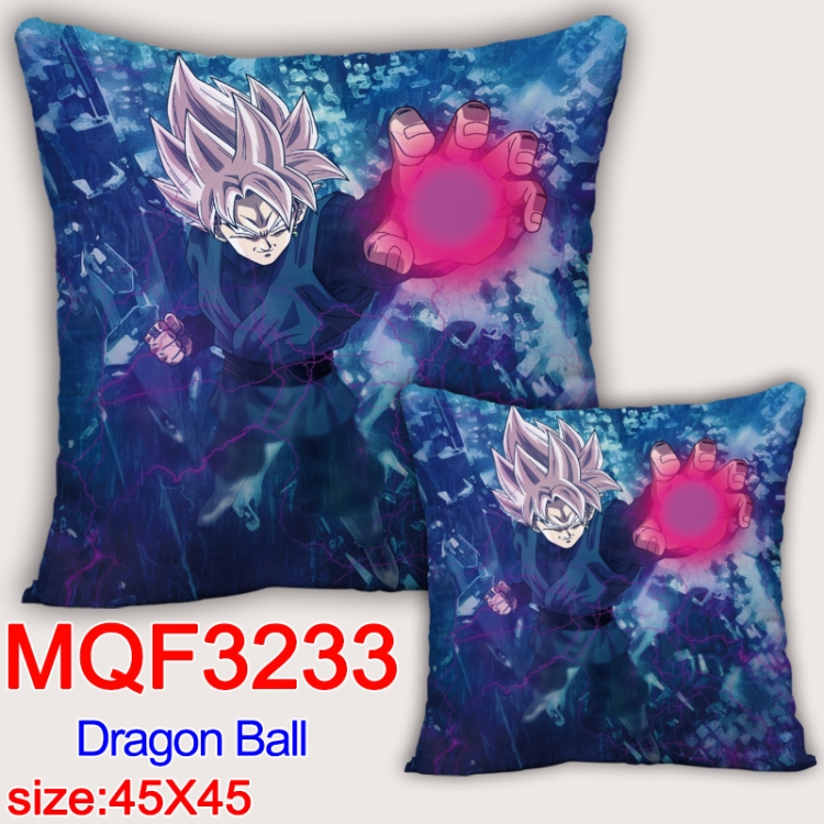 DRAGON BALL Anime square full-color pillow cushion 45X45CM NO FILLING  MQF-3233