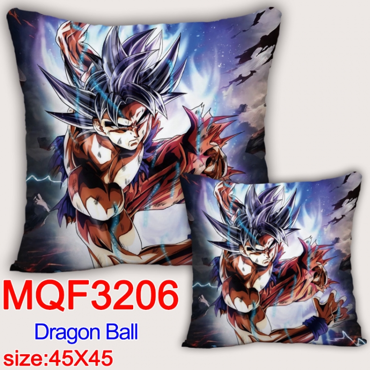 DRAGON BALL Anime square full-color pillow cushion 45X45CM NO FILLING MQF-3206