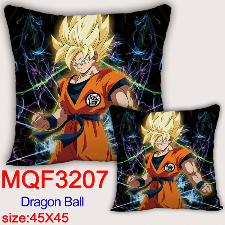 DRAGON BALL Anime square full-color pillow cushion 45X45CM NO FILLING MQF-3207