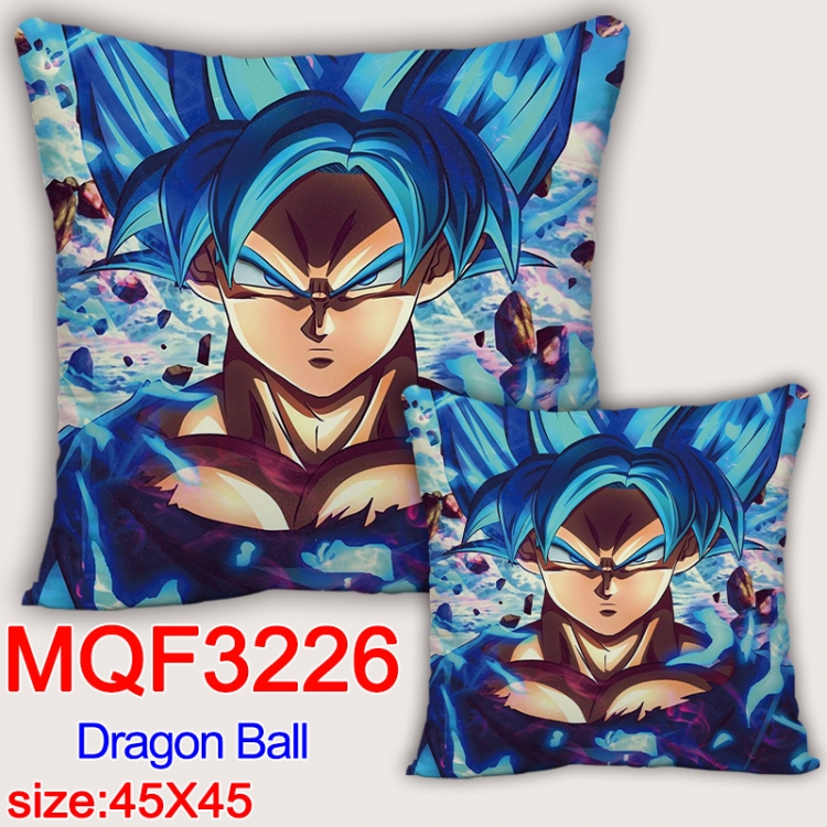 DRAGON BALL Anime square full-color pillow cushion 45X45CM NO FILLING MQF-3226