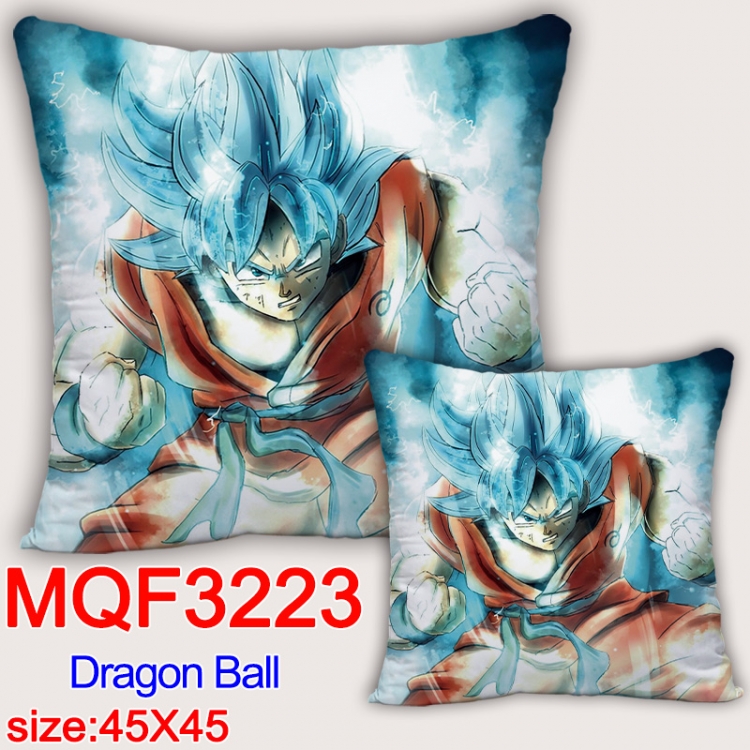DRAGON BALL Anime square full-color pillow cushion 45X45CM NO FILLING MQF-3223