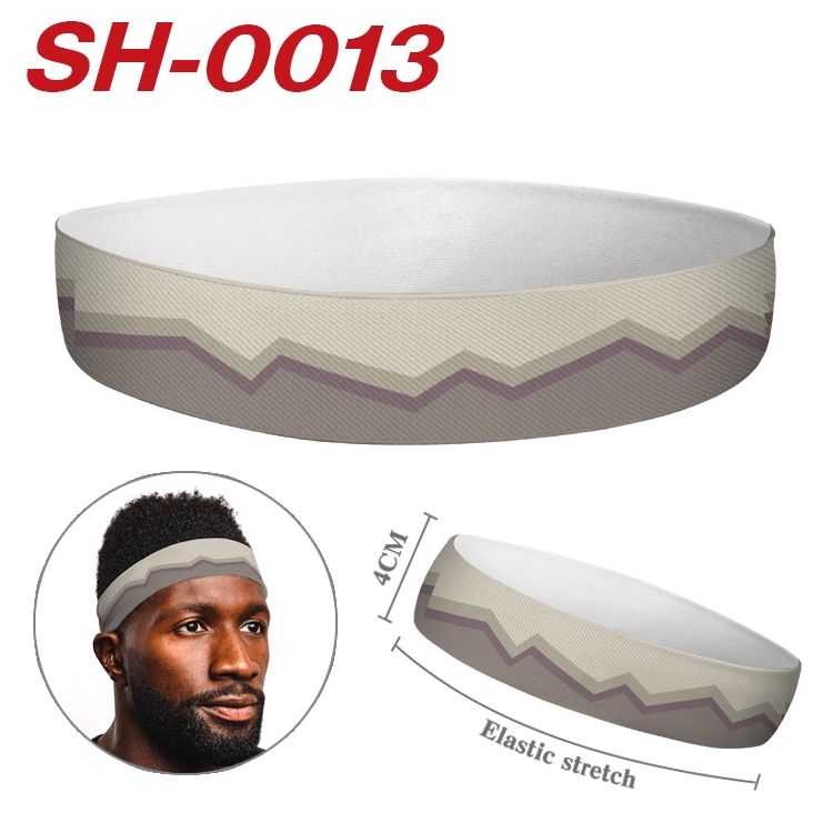 Demon Slayer Kimets Anime Stretch Sports Sweatband price for 5 pcs SH0013