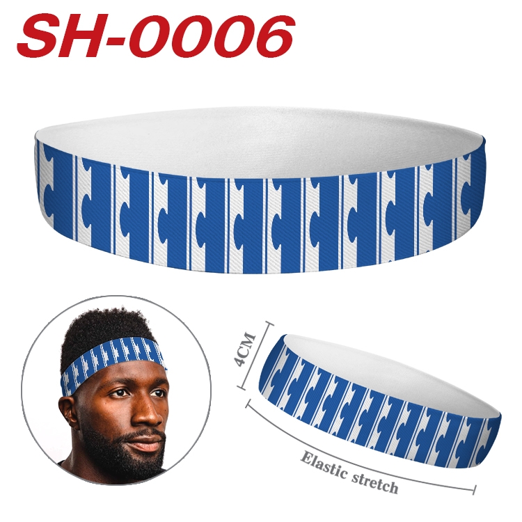 Demon Slayer Kimets Anime Stretch Sports Sweatband price for 5 pcs SH0006