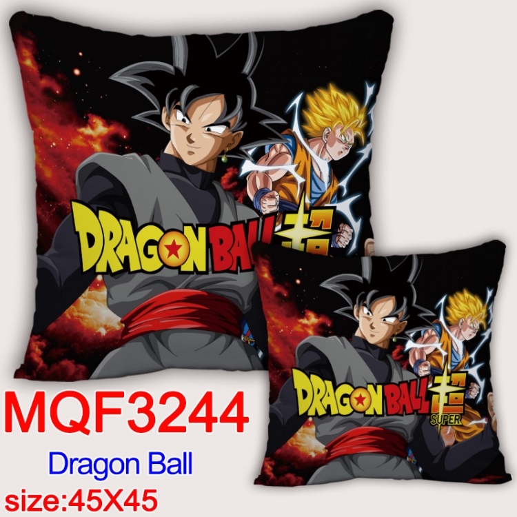DRAGON BALL Anime square full-color pillow cushion 45X45CM NO FILLING MQF-3244