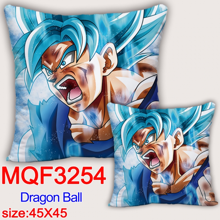 DRAGON BALL Anime square full-color pillow cushion 45X45CM NO FILLING MQF-3254