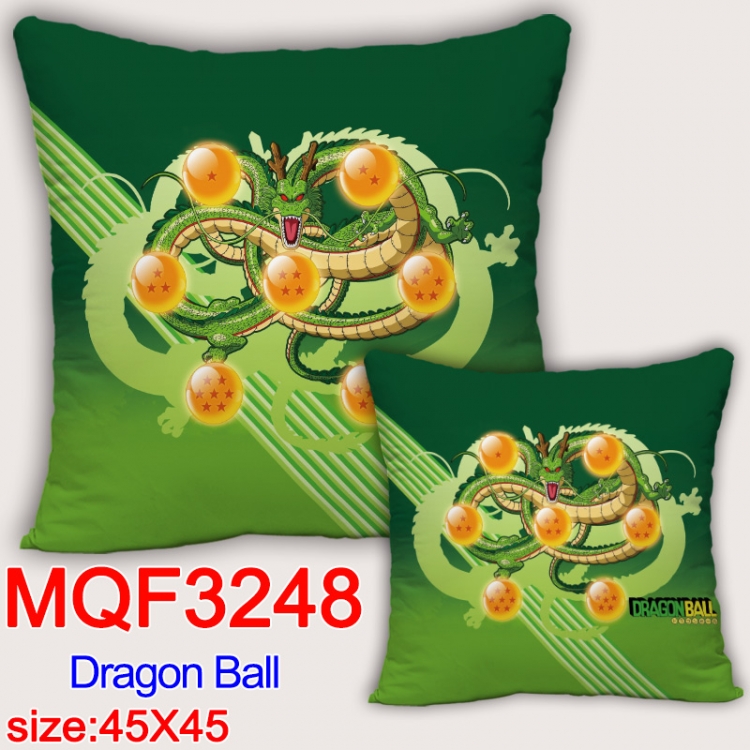 DRAGON BALL Anime square full-color pillow cushion 45X45CM NO FILLING  MQF-3248