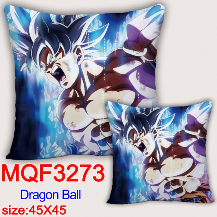 DRAGON BALL Anime square full-color pillow cushion 45X45CM NO FILLING MQF-3273