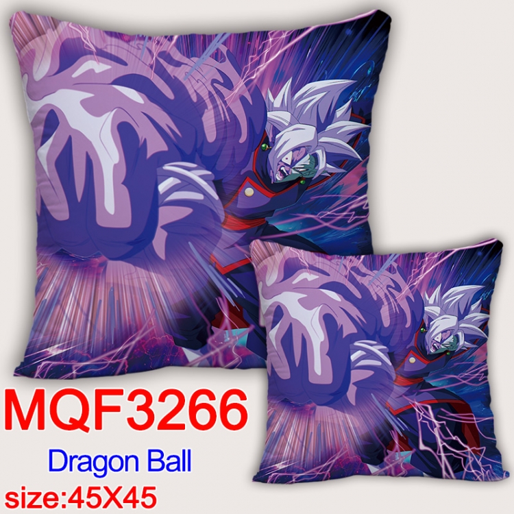 DRAGON BALL Anime square full-color pillow cushion 45X45CM NO FILLING  MQF-3266