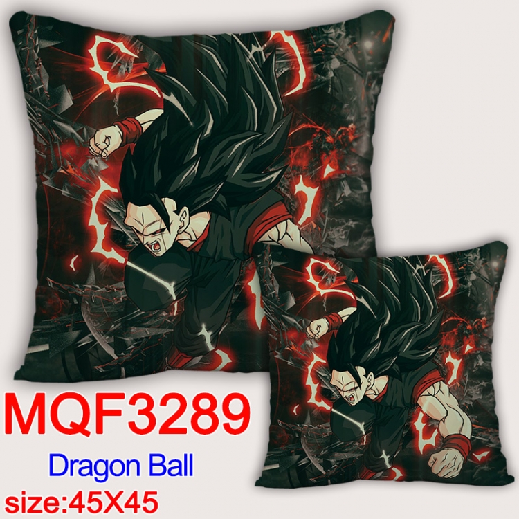 DRAGON BALL Anime square full-color pillow cushion 45X45CM NO FILLING  MQF-3289