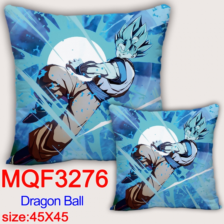 DRAGON BALL Anime square full-color pillow cushion 45X45CM NO FILLING  MQF-3276