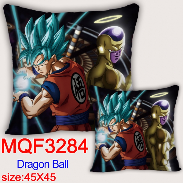 DRAGON BALL Anime square full-color pillow cushion 45X45CM NO FILLING  MQF-3284