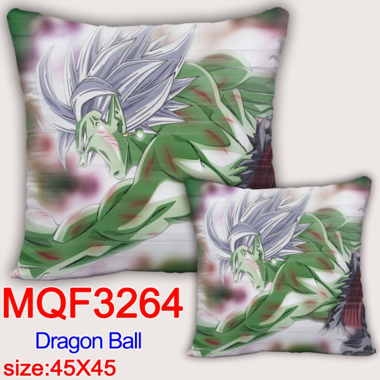 DRAGON BALL Anime square full-color pillow cushion 45X45CM NO FILLING  MQF-3264