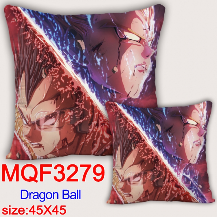 DRAGON BALL Anime square full-color pillow cushion 45X45CM NO FILLING  MQF-3279