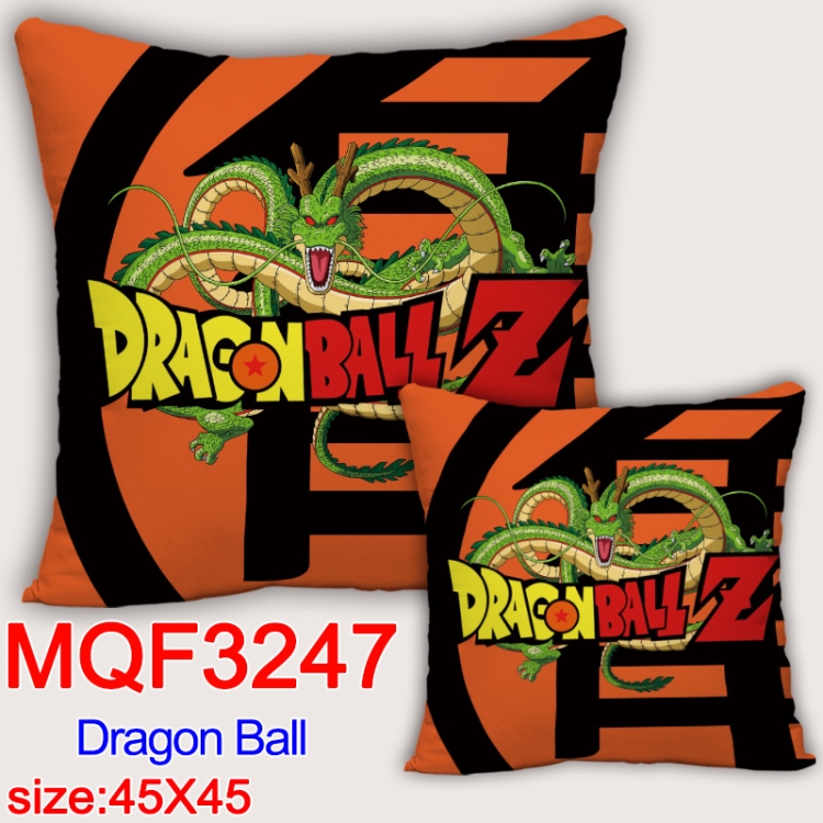 DRAGON BALL Anime square full-color pillow cushion 45X45CM NO FILLING  MQF-3247