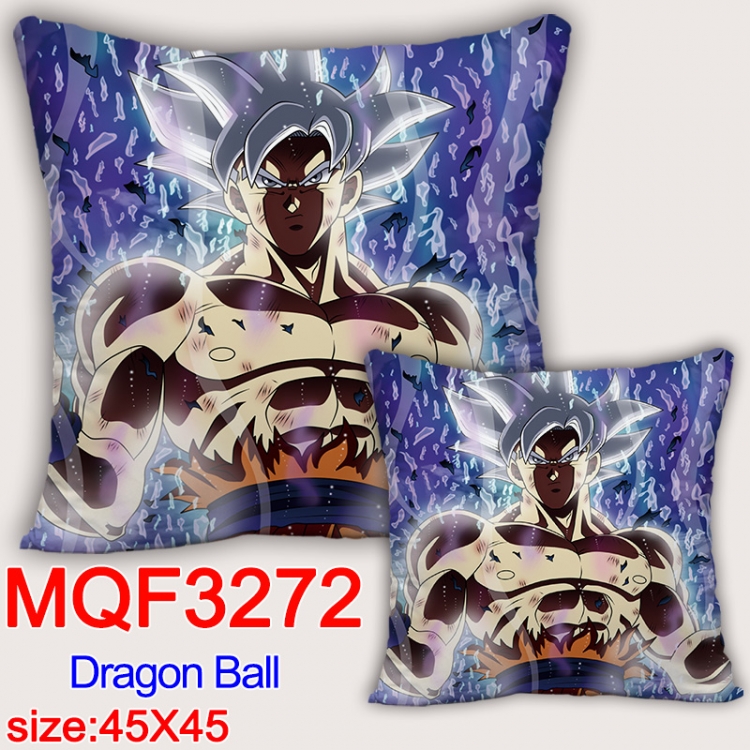 DRAGON BALL Anime square full-color pillow cushion 45X45CM NO FILLING  MQF-3272
